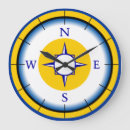 Zoek naar compass rose klokken Nautisch