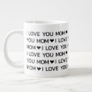 Recherche de grand coeur tasses Je t'aime