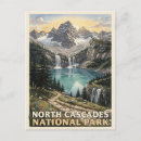 Recherche de lac vintage cartes postales Parc national