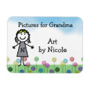 Recherche de petits magnets Grands parents
