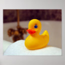 Recherche de canard en caoutchouc jaune posters Baignoire