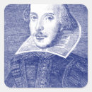 Recherche de william shakespeare autocollants Portrait