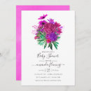 Recherche de fuchsia baby shower invitations Chic