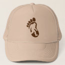 Recherche de empreinte de pas casquettes Sasquatch