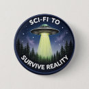 Recherche de extraterrestres badges Épingle