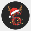 Recherche de numéro 6 autocollants Promotions de noël