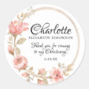 Recherche de christening autocollants Rose