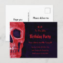 Zoek naar gothic birthday uitnodigingen Zwart
