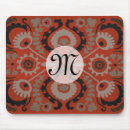 Recherche de initiales décoratives tapis souris Tissus