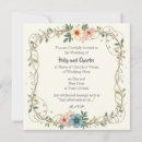 Recherche de jolies mariage invitations À un floral