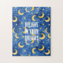 Recherche de lune et étoile puzzles Nuit