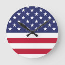 Recherche de drapeau des états unis horloges Étoiles