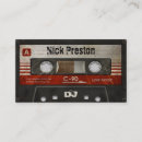 Recherche de cassette audio cartes visite Jockey de disque