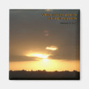 Recherche de nuages de coucher du soleil magnets Ciel