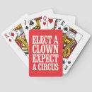 Recherche de clown cirque de jeux de cartes Politique