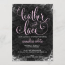 Recherche de cuir noir invitations Typographie