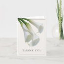 Recherche de calla lilies remerciements cartes Botanique