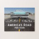 Zoek naar route 66 puzzels Weg