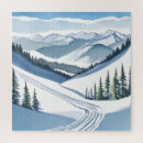 Recherche de ski puzzles Aquarelle