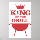 Recherche de barbecue de roi posters Griller