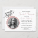 Recherche de silver bridal shower invitations Rose