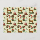 Recherche de vintage deer christmas vœux cartes Rétro