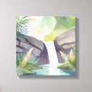 Recherche de cascade impressions sur toile Vert