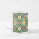 Recherche de couleur vive tasses Motif