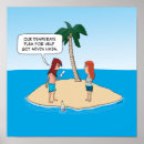 Zoek naar cartoon eiland posters Humor