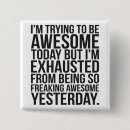 Recherche de essai badges Drôle