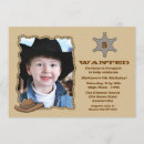 Zoek naar badge uitnodigingen Cowboy