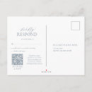 Recherche de rsvp de mariage cartes postales Bleu poussiéreux