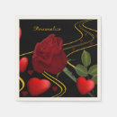 Recherche de roses romantiques serviettes Romance