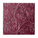 Recherche de cuir de faux carreaux Vintage