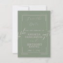 Recherche de foilage invitations Minimaliste