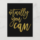 Recherche de or noir cartes postales Typographie