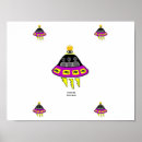 Zoek naar vreemde posters Tekening