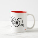 Recherche de logo rouge tasses Pour elle