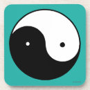 Recherche de symbole yin yang dessous de verres Chinois