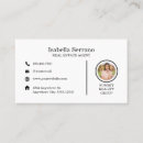 Recherche de agent immobilier commercial cartes visite Entreprise