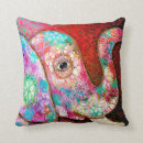 Zoek naar kleurrijke olifanten kussens Olifantenkunst