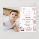 Recherche de 1 anniversaire cartes Rose