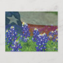 Recherche de drapeau du texas cartes postales Capot bleu