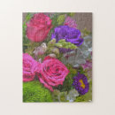 Recherche de floral de jolie fleur puzzles Rose