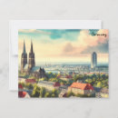 Recherche de allemagne vintage cartes postales Aquarelle