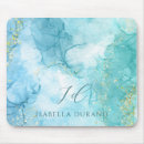 Recherche de aquarelle turquoise tapis souris Moderne