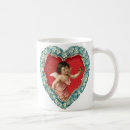 Recherche de vintage cupid tasses Coeur