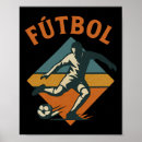 Zoek naar vintage voetbal posters Voetbalwedstrijd