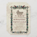 Recherche de medieval party invitations Vintage