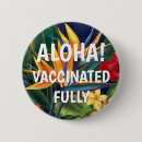 Zoek naar tropische buttons Aloha